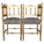 Pair of French Provincial Gilded Wood Corner Chairs, Circa 1900 For Sale - Image 13 of 13