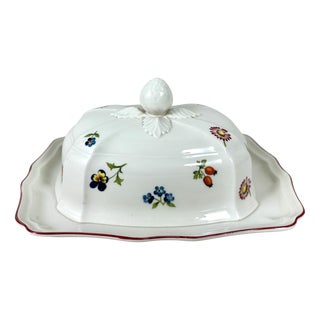 Vintage French Butter Dish from Villeroy & Boch, 1980s For Sale