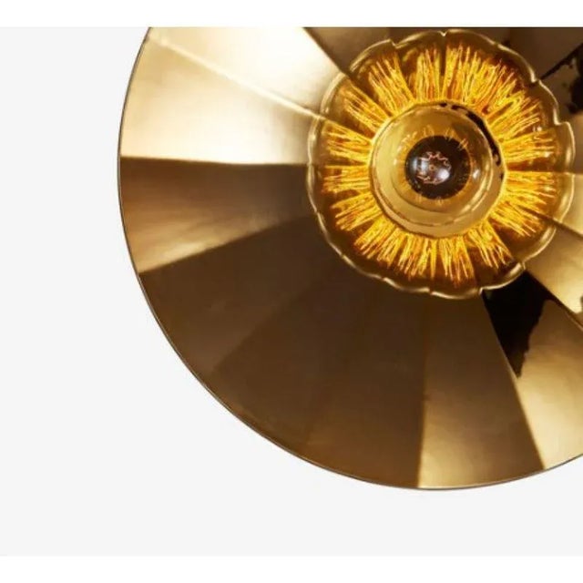 Gold Fractale Wall Light by Radar For Sale - Image 4 of 10