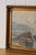 Mid-Century Modern Mid-Century Original Oil on Canvas on Harbor in Giltwood Frame For Sale - Image 3 of 5