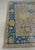 1980s Approx. 8 X 10 Turkish Blue & Gold Hand Woven Rug For Sale - Image 5 of 6