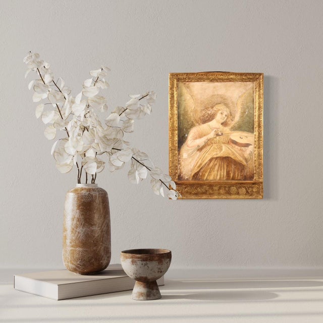 Beige Italian Bas-Relief in Terracotta from Di Signa, 1950 For Sale - Image 8 of 17