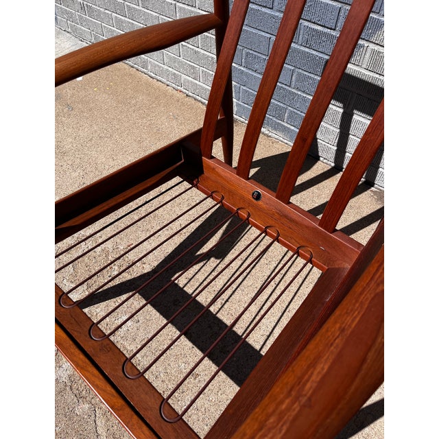 Grete Jalk for France & Son Teak Lounge Chairs, Pair, Denmark, 1960s For Sale - Image 10 of 12