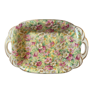 Ridgeway Porcelain Floral Chintz Tray