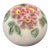 Vintage 1989 Signed 5” Clouds Folsom Pottery Flower Frog Potpourri Floral Cutout For Sale