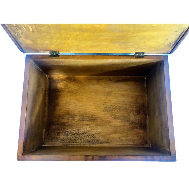 Eldred Wheeler New England-Style Inlaid Maple Sewing Box, by Eldred Wheeler For Sale - Image 4 of 9