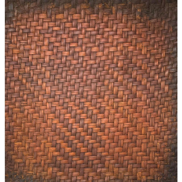 Mid 20th Century Philippine Ifugao Winnowing Basket - 22" L X 22.25" W For Sale - Image 4 of 5