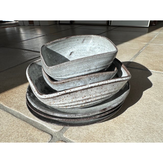 Ceramic Bowls and Plates from Serocka, Germany, 1970s, Set of 6 For Sale - Image 11 of 18