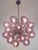 Not Yet Made - Made To Order 21st Century Ventiquattro Black Powder Coat Amethyst Bubbles Murano Sputnik Chandelier by Fabio LTD For Sale - Image 5 of 6