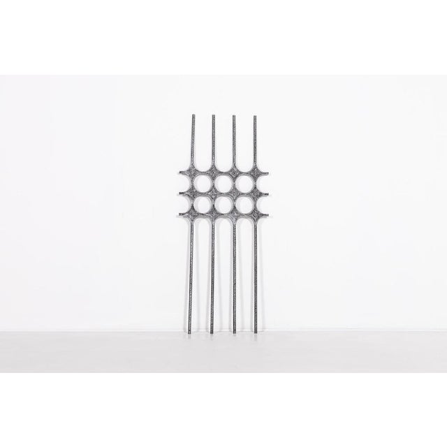 Brutalist Casted Door Fixture, 1980s For Sale - Image 6 of 6