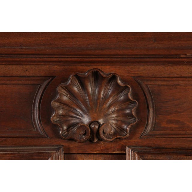 Brown Antique Baroque Cabinet in Walnut, 1880 For Sale - Image 8 of 18