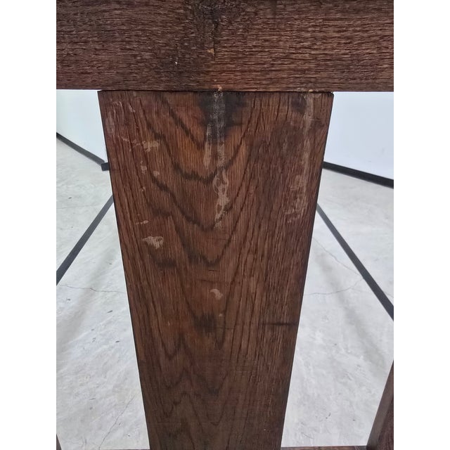 French Antique Full Size Bedframe, Barley Twist With Original Iron Castors and Rails For Sale - Image 16 of 18
