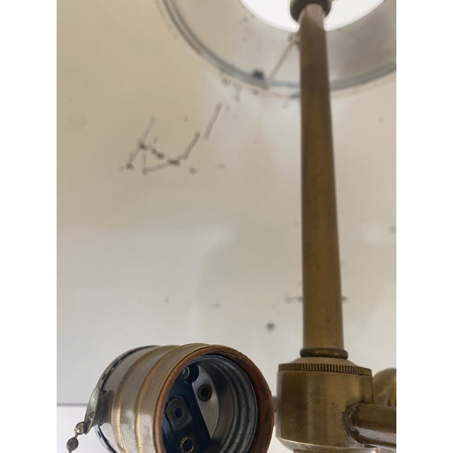 Traditional Vintage Brass Lamp For Sale - Image 3 of 3