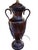 Brown Vintage Wildwood Dark Urn Table Lamp Carved Leaf Hollywood Regency Traditional Brass For Sale - Image 8 of 12