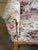 Pink Floral Upholstered Lounge Chair Danish Mid-Century Modern 1970s For Sale - Image 8 of 11