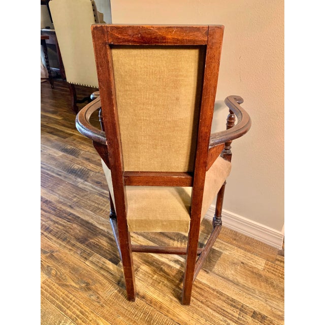 19th Century French Walnut Armchair For Sale - Image 11 of 12