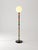 Donna iii floor lamp in brass, copper & aluminium by studio marine breynaert. Dimensions: ø 30 × h 147 cm. Materials:...