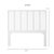 Modern Liam Headboard Queen - Natural For Sale - Image 3 of 6