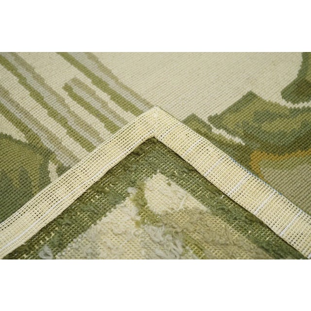 Needle Point Rug 5'11'' x 8'11''.