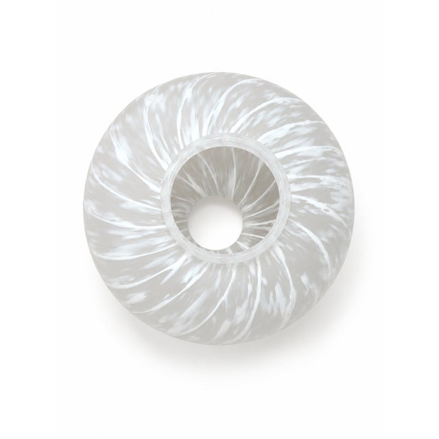 Mid-Century Italian Brass and Murano Swirl Glass Sconce by Vetreria Lag, 1970s For Sale - Image 9 of 15