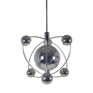 Italian Satellite Chandelier by Goffredo Reggiani, 1960s For Sale