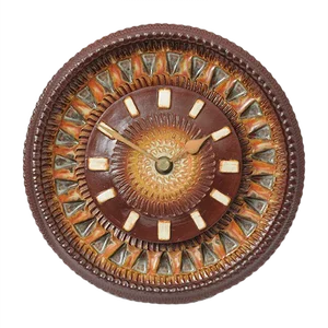 German Ceramic Wall Clock from Kienzle and Silberdistel, 1970s