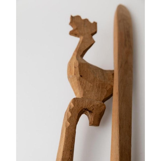 Vintage Folk Art Italian Wooden Cutlery Sculptures, 1960s For Sale - Image 5 of 11