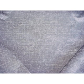 Lee Jofa / Kravet Couture 34602 Antolini in Silver - Cloud Grain Velvet Upholstery Fabric - 17-3/8 Yards For Sale