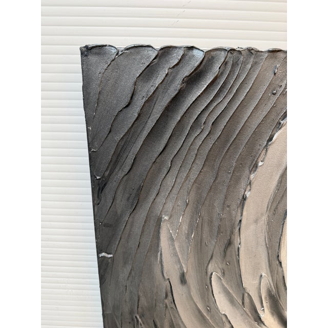 Je Hlobik Original Textural + Dimensional Painting, Signed For Sale - Image 11 of 12