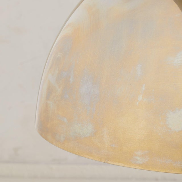 1960s 1968 Mid-Century Modern Italian Brass Dome Pendant Attributed to Franco Albini for Sirrah For Sale - Image 5 of 7