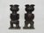 Brown Unknown, Pygmy Statues, 1970s, Wood, Set of 2 For Sale - Image 8 of 9