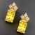 Natural Sapphire Diamond Earrings 14k Gold 1.74 TCW Certified For Sale - Image 4 of 18