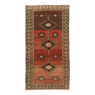 Vintage Turkish Oushak Rug 3ft 3in X 6ft 3in For Sale