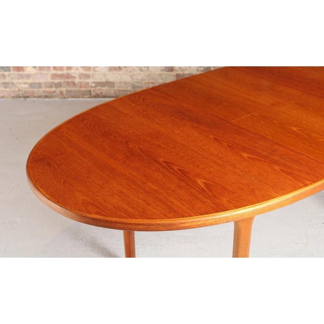 Mid-Century Oval Extending Teak Dining Table by McIntosh, 1960s For Sale - Image 10 of 15