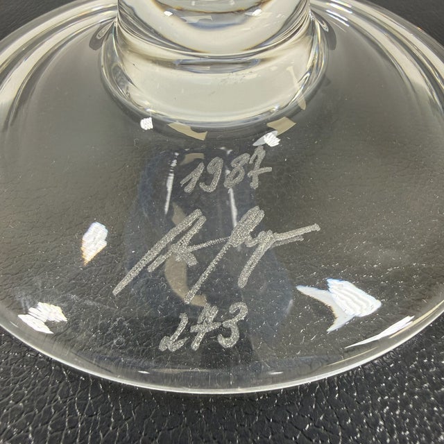 Large Limited Edition Murano Glass Vase by Vito Seguso, 1987 For Sale - Image 12 of 13