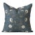 Lauren Servati Textiles, Rosewood // La Mer Pillow, 20"x20" For Sale
