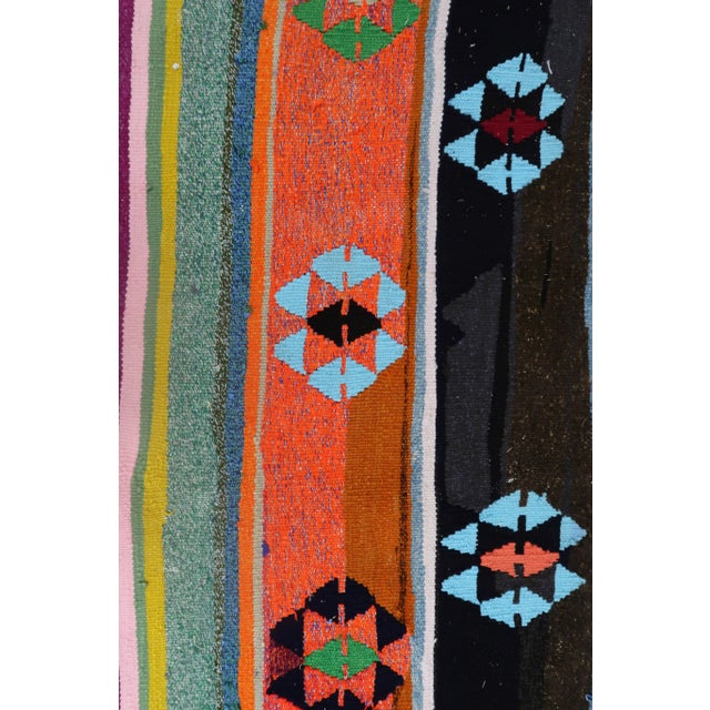 Vintage Turkish Kilim Rug For Sale - Image 9 of 13