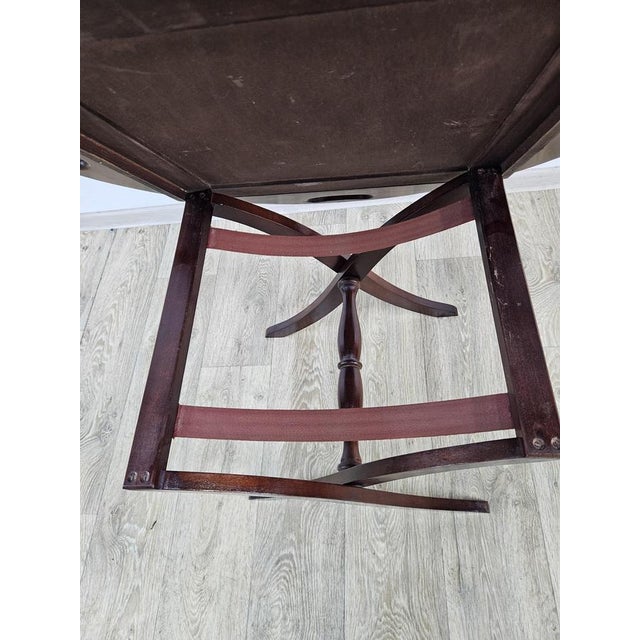 Vintage Mahogany Table, England, 1970s For Sale - Image 10 of 11