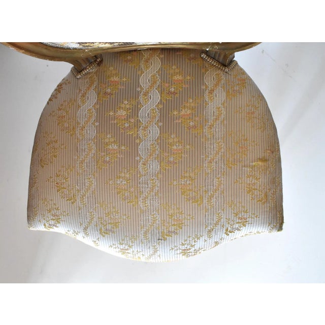 Antique 18th-Century French Gilt Chairs - a Pair For Sale - Image 4 of 13