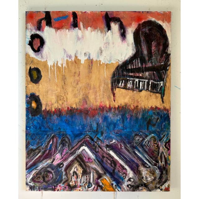 Abstract Abstract Painting by Roderick Coles For Sale - Image 3 of 11