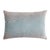 A soft robin's egg blue meets warm woodgrain in this intimate velvet pillow, where organic line work suggests natural...