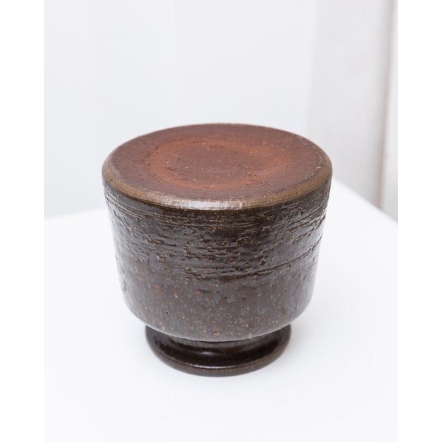 Metal Ceramic Vase by Rudi Stahl Studio, 1960s For Sale - Image 7 of 11