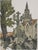 Mathurin Meheut, Brittany, Pilgrims in front of the church, Engraving For Sale - Image 3 of 9