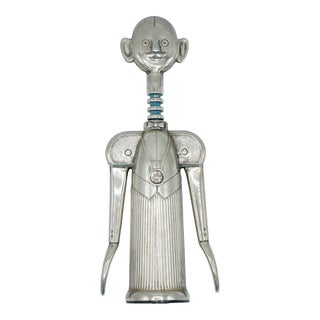 Vintage Italian "Pierre the Sommelier" Corkscrew Wine Bottle Opener For Sale