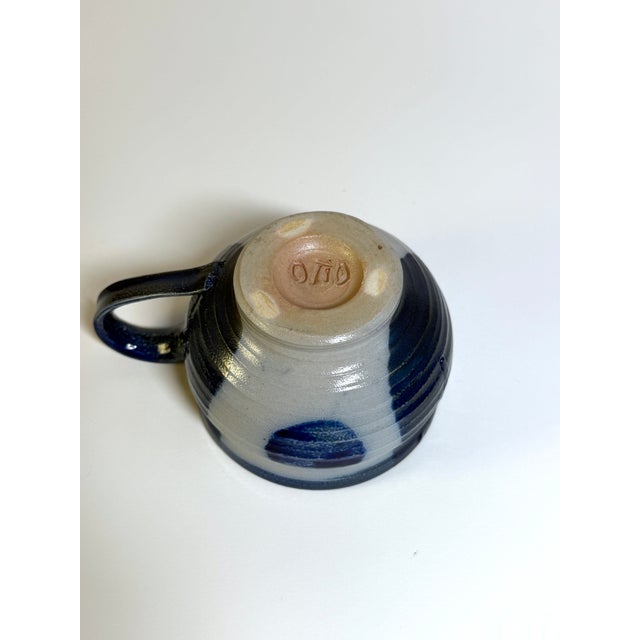 2 Otto Heino Studio Pottery Tea Cups & Saucers For Sale - Image 9 of 10