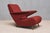 Brown Dedar Wool and Walnut Reclining Armchair from Angelo Banfi, Italy, 1944 For Sale - Image 8 of 18