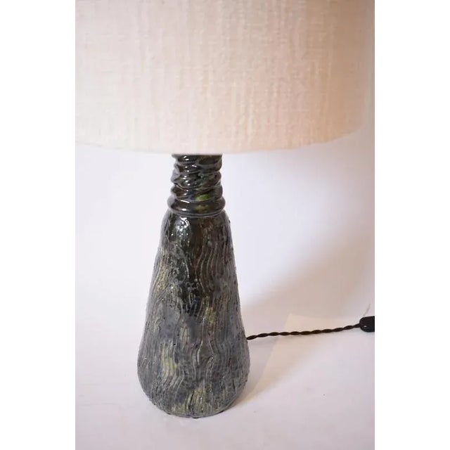 Contemporary Villandry Green and Blue Ceramic Lamp by Barracuda Interiors For Sale - Image 3 of 5
