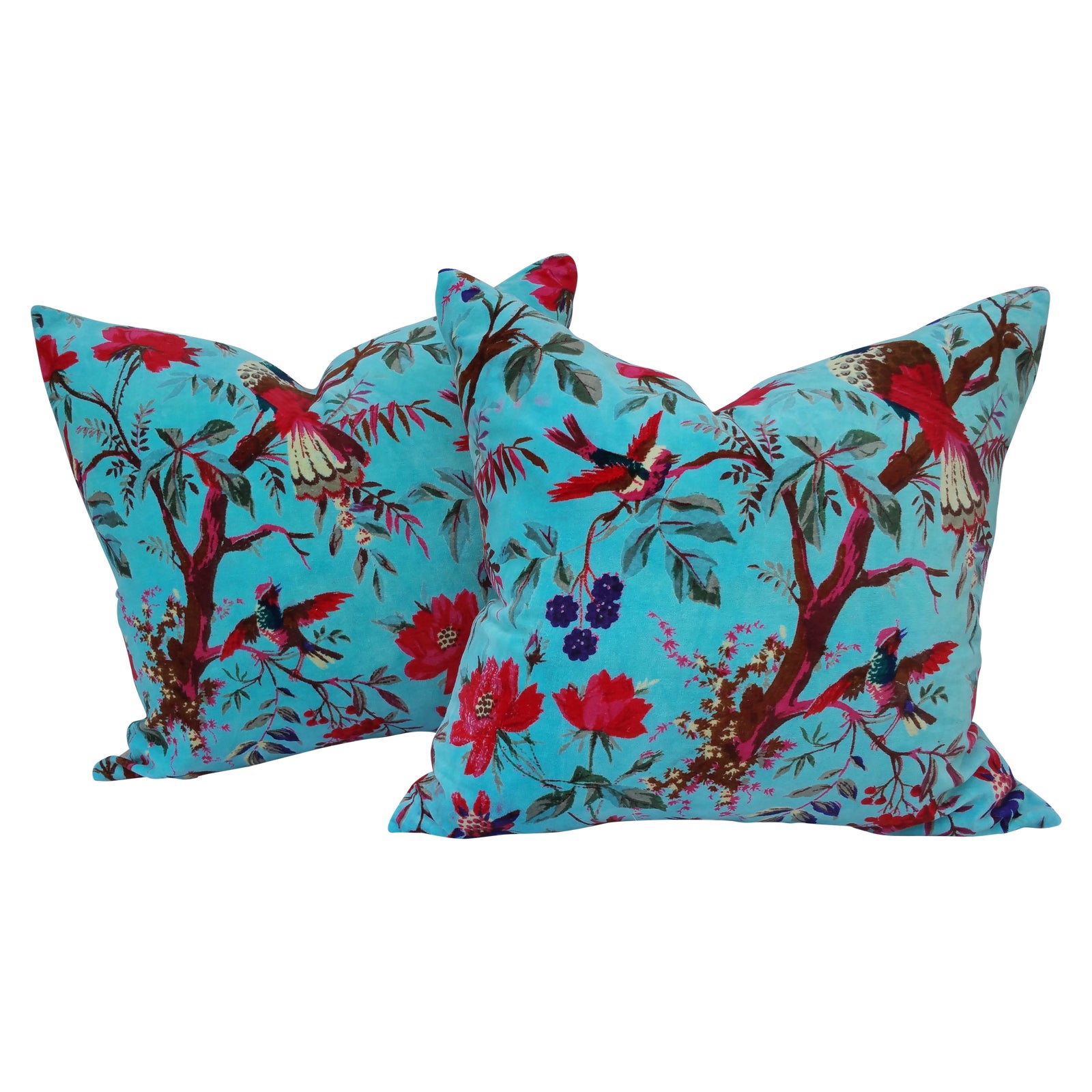 Softest Cotton Velvet Pillow Chairish