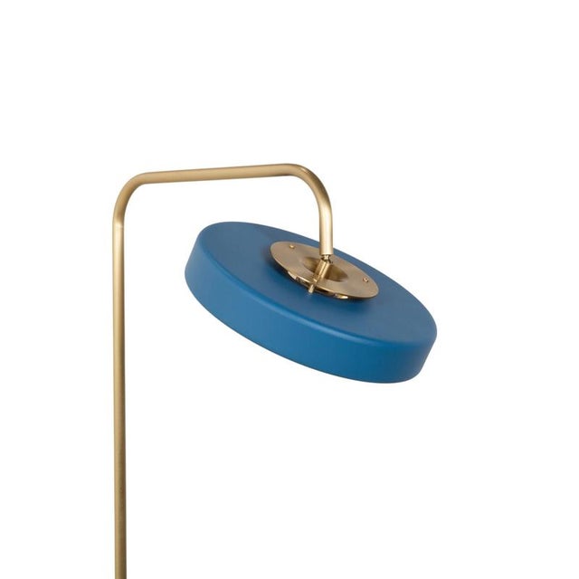 Revolve Floor Lamp Gold from Bert Frank For Sale - Image 5 of 18