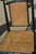 Pair Black Bamboo & Cane Colonial Noir Side / Dining Chairs For Sale - Image 12 of 17